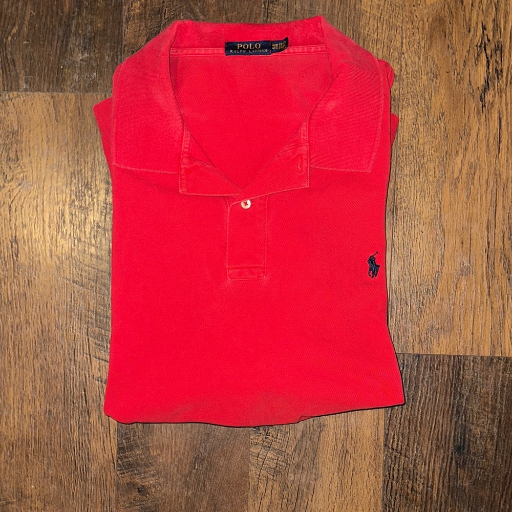 Ralph Lauren Vibrant Red Polo Shirt